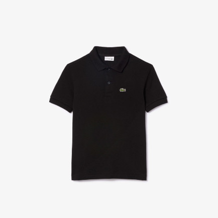 Lacoste Çocuk Regular Fit Siyah Polo Lacoste Çocuk Regular Fit Siyah Polo