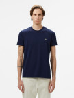 Lacoste Erkek Slim Fit Bisiklet Yaka Lacivert T-Shirt Lacoste Erkek Slim Fit Bisiklet Yaka Lacivert T-Shirt