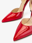 Valmenti Kadın Hakiki Deri Kırmızı Rugan Topuklu Ayakkabı Valmenti Kadın Hakiki Deri Kırmızı Rugan Topuklu Ayakkabı