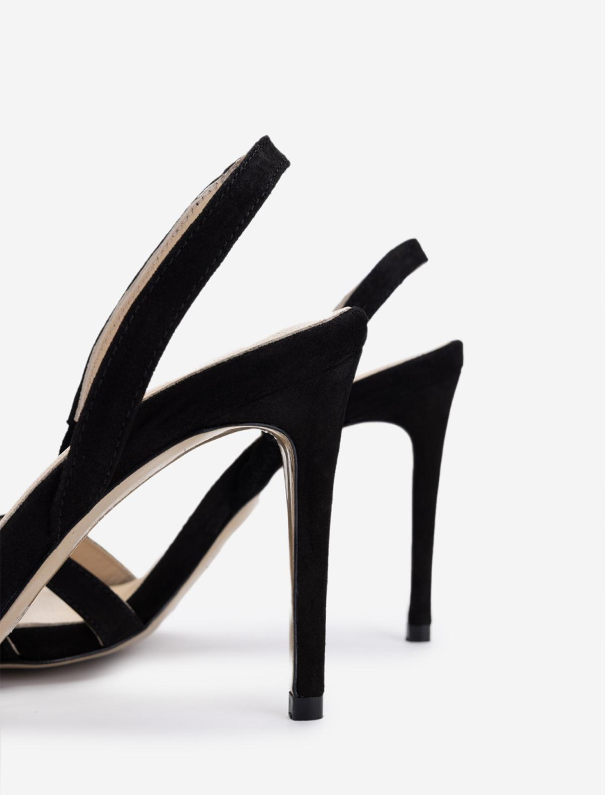 Valmenti Kadın Siyah Süet Topuklu Ayakkabı Valmenti Kadın Siyah Süet Topuklu Ayakkabı