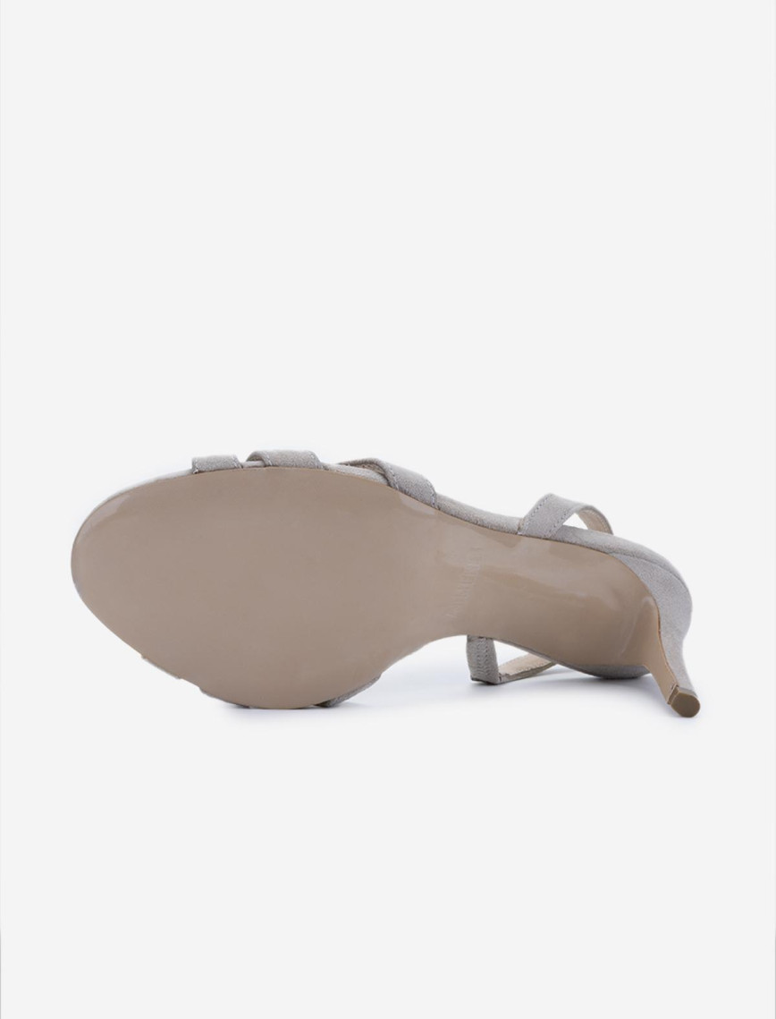 Valmenti Kadın Bej Süet Topuklu Ayakkabı Valmenti Kadın Bej Süet Topuklu Ayakkabı