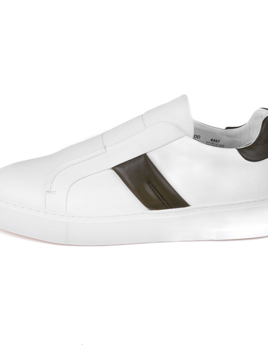 Alice Beyaz Erkek Deri Spor Ayakkabı Alice Beyaz Erkek Deri Spor Ayakkabı