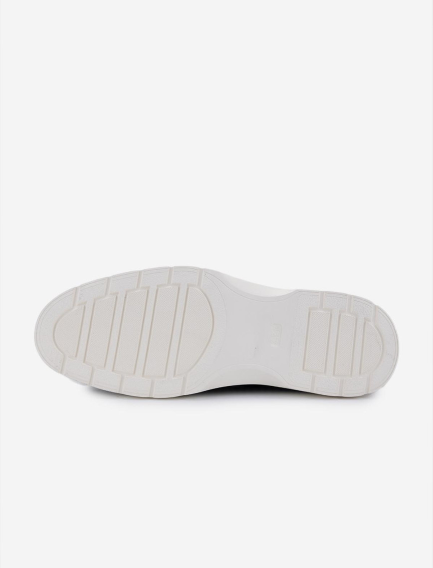 Valmenti Erkek Hakiki Deri Lacivert Süet Loafer Ayakkabı