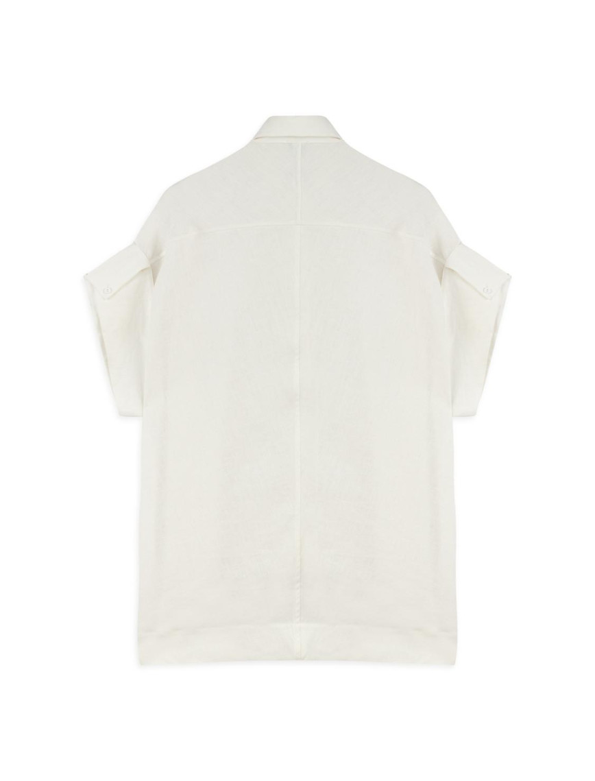 Dökümlü Keten Gömlek Dökümlü Keten Gömlek