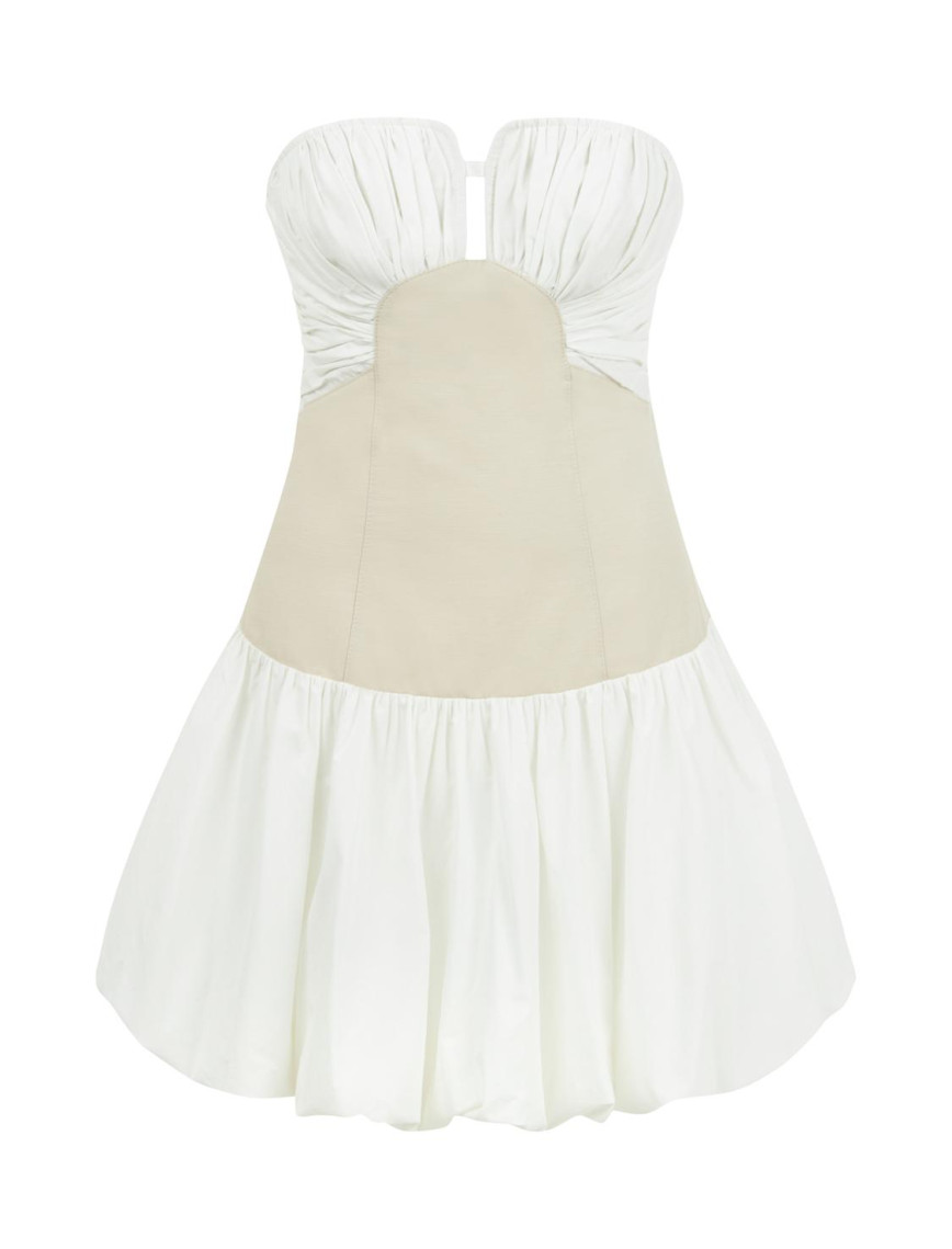 Straplez Mini Elbise