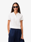 Lacoste L.12.D Kadın Slim Fit Beyaz Polo Lacoste L.12.D Kadın Slim Fit Beyaz Polo