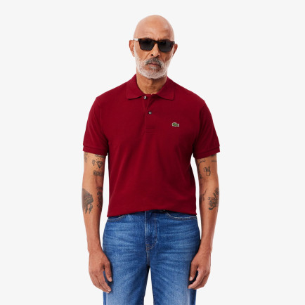 Lacoste L.12.12 Erkek Classic Fit Bordo Polo Lacoste L.12.12 Erkek Classic Fit Bordo Polo