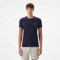 Lacoste Erkek Slim Fit Bisiklet Yaka Lacivert T-Shirt Lacoste Erkek Slim Fit Bisiklet Yaka Lacivert T-Shirt