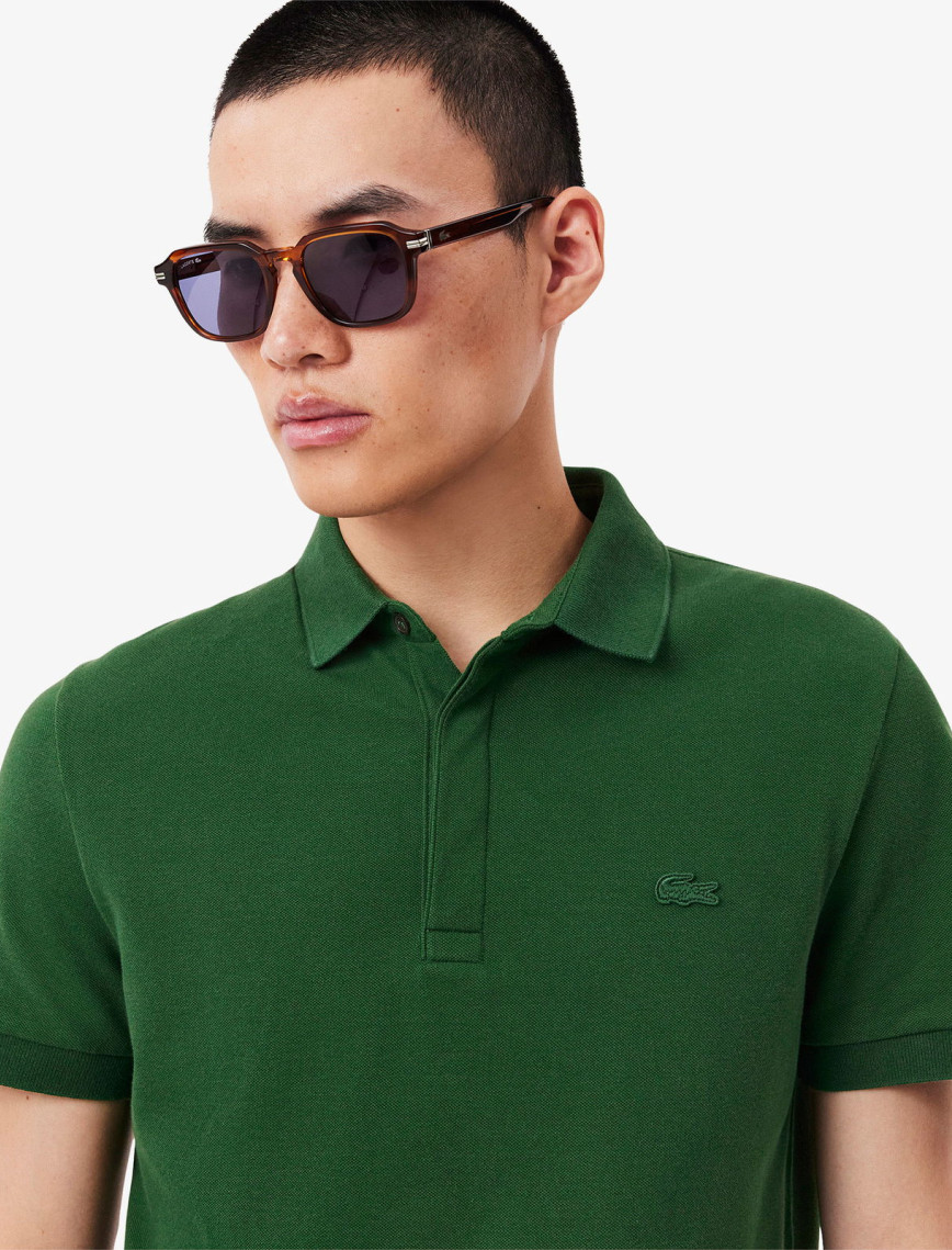 Lacoste Paris Erkek Regular Fit Yeşil Polo Lacoste Paris Erkek Regular Fit Yeşil Polo