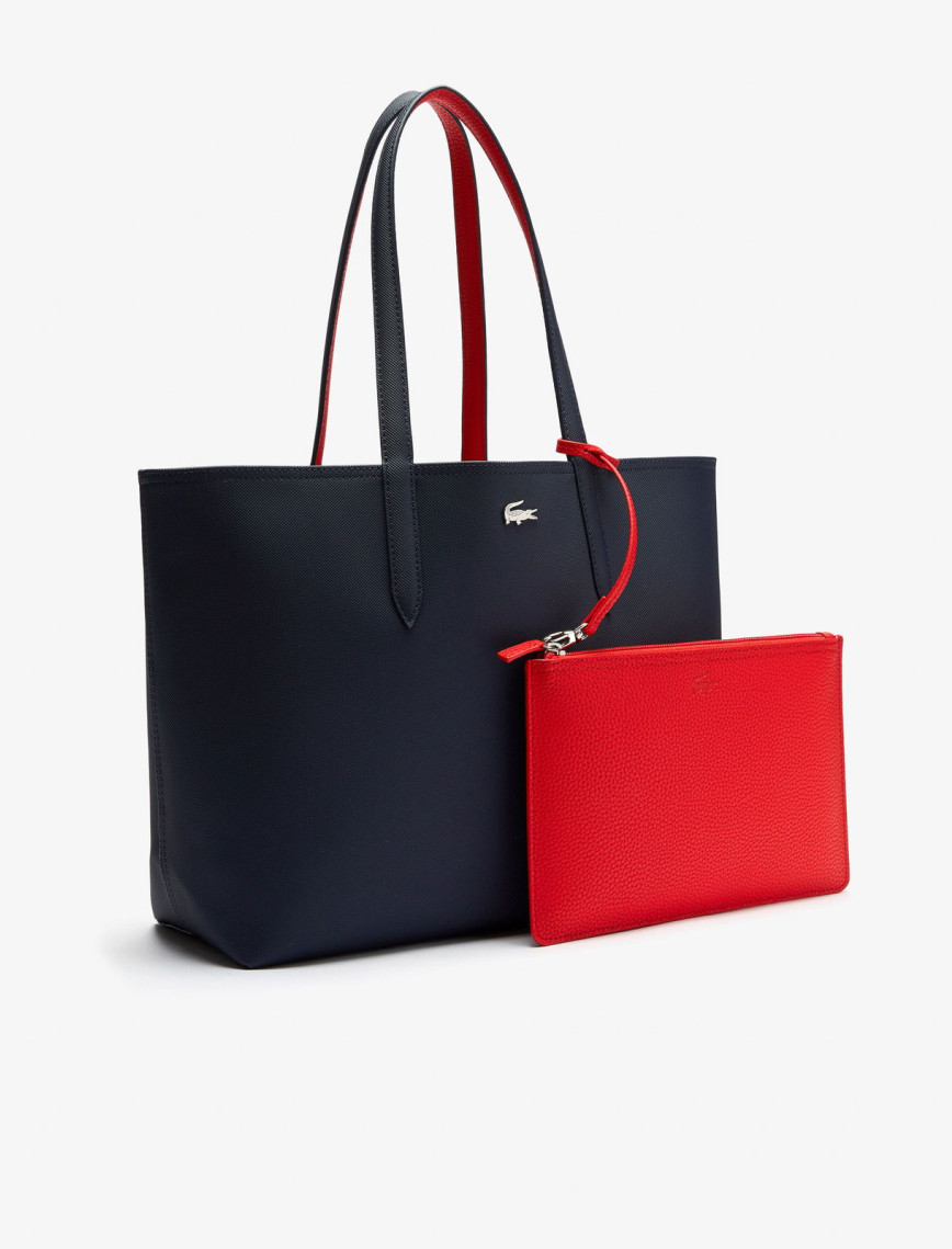 Lacoste Anna Kadın Çift Taraflı Lacivert Omuz Çantası Lacoste Anna Kadın Çift Taraflı Lacivert Omuz Çantası