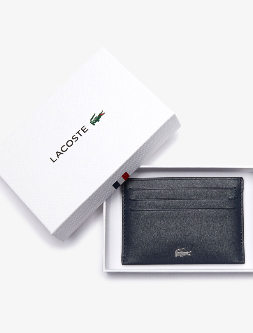 Lacoste FG Erkek Deri Lacivert Kartlık Lacoste FG Erkek Deri Lacivert Kartlık