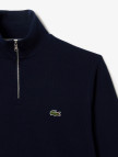 Lacoste Erkek Classic Fit Yarım Fermuarlı Lacivert Sweatshirt Lacoste Erkek Classic Fit Yarım Fermuarlı Lacivert Sweatshirt