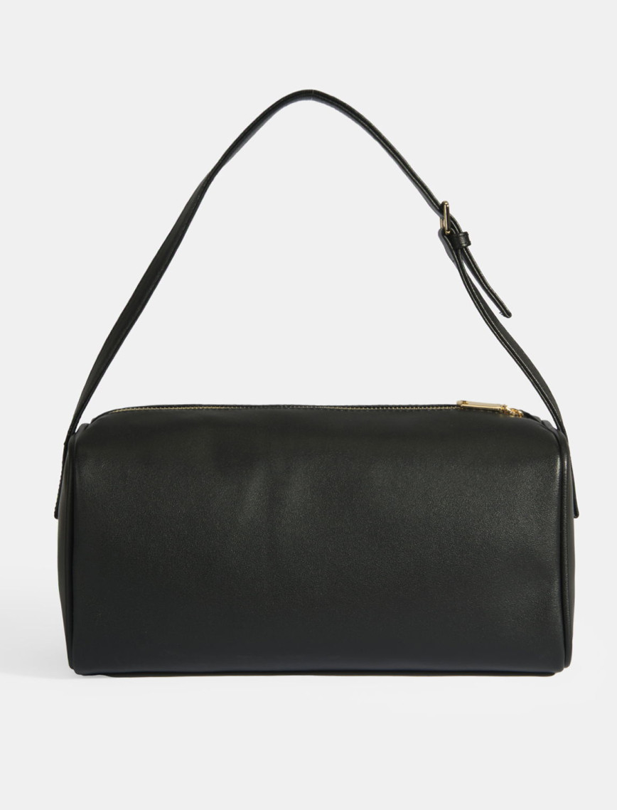 Kadın Siyah Ayarlanabilir Askılı Omuz Çantası