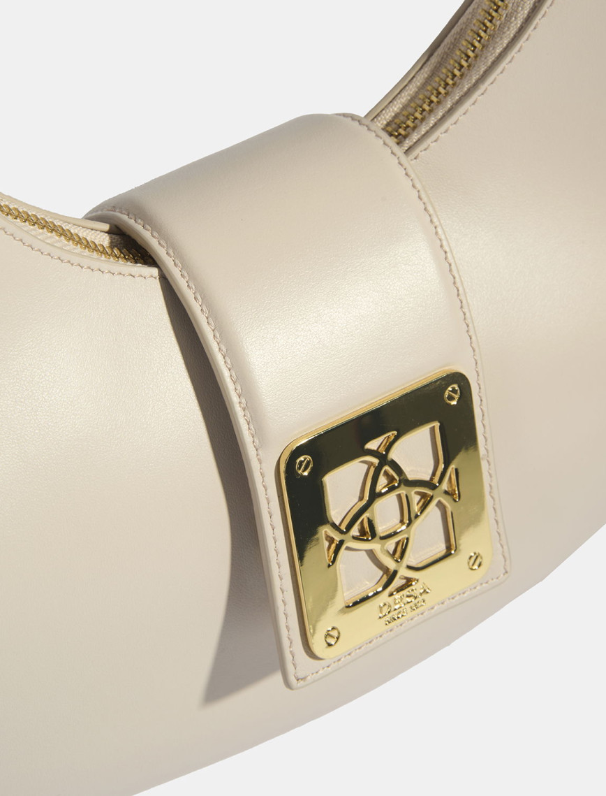 Kadın Açık Vizon Deri Omuz Çantası Kadın Açık Vizon Deri Omuz Çantası