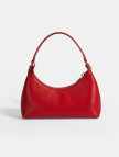 Kadın Kırmızı Omuz Askılı Mini Deri El Çantası