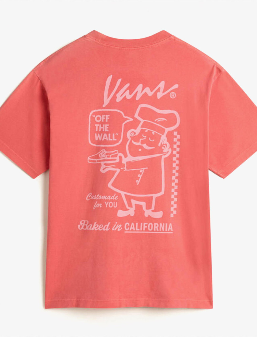 Vans 66 Baked in Loose Ss Erkek Pembe T-Shirt Vans 66 Baked in Loose Ss Erkek Pembe T-Shirt