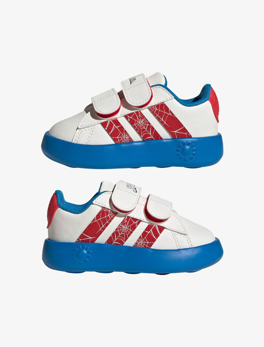 adidas Grand Court Spider-Man Çocuk Beyaz Sneaker