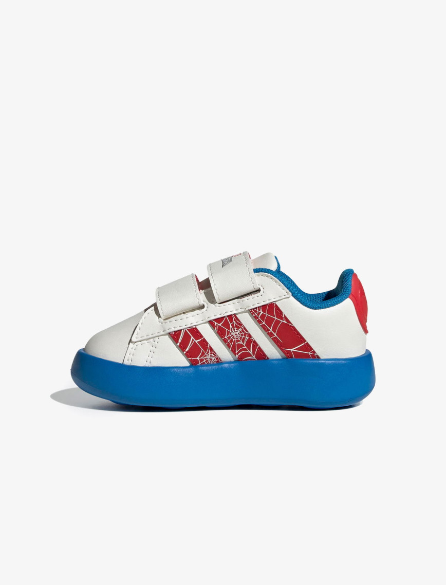 adidas Grand Court Spider-Man Çocuk Beyaz Sneaker