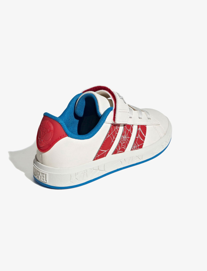 adidas Grand Court Spider-Man Çocuk Beyaz Sneaker adidas Grand Court Spider-Man Çocuk Beyaz Sneaker