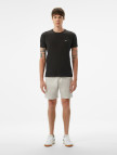 Lacoste Erkek Slim Fit Bisiklet Yaka Siyah T-Shirt Lacoste Erkek Slim Fit Bisiklet Yaka Siyah T-Shirt
