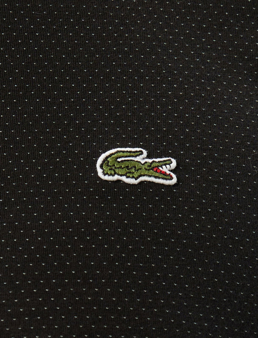 Lacoste Erkek Slim Fit Bisiklet Yaka Siyah T-Shirt Lacoste Erkek Slim Fit Bisiklet Yaka Siyah T-Shirt