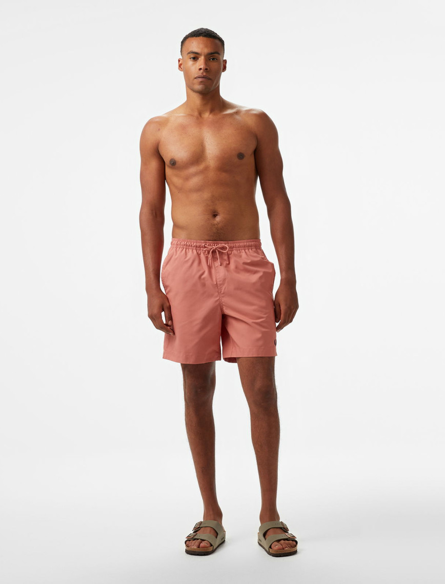 Fred Perry Classic Erkek Pembe Mayo Şort Fred Perry Classic Erkek Pembe Mayo Şort