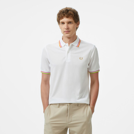 Fred Perry On Court Twin Tipped Fp Erkek Beyaz Polo Fred Perry On Court Twin Tipped Fp Erkek Beyaz Polo
