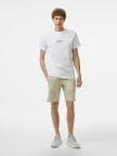Fred Perry Embroidered Erkek Beyaz T-Shirt Fred Perry Embroidered Erkek Beyaz T-Shirt