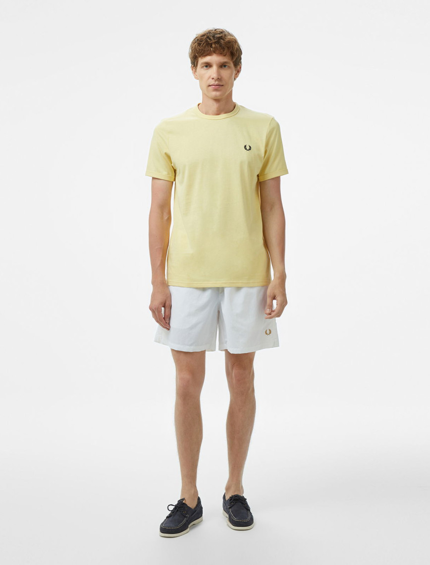 Fred Perry Ringer Erkek Sarı T-Shirt Fred Perry Ringer Erkek Sarı T-Shirt