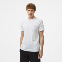 Fred Perry Ringer Erkek Beyaz T-Shirt Fred Perry Ringer Erkek Beyaz T-Shirt