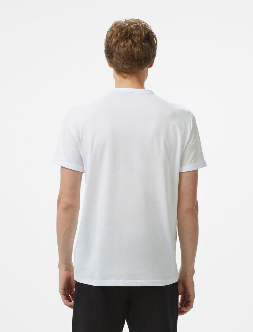 Fred Perry Ringer Erkek Beyaz T-Shirt Fred Perry Ringer Erkek Beyaz T-Shirt