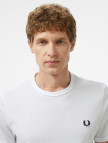 Fred Perry Ringer Erkek Beyaz T-Shirt Fred Perry Ringer Erkek Beyaz T-Shirt