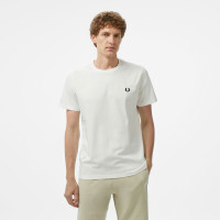 Fred Perry Crew Neck Erkek Beyaz T-Shirt Fred Perry Crew Neck Erkek Beyaz T-Shirt