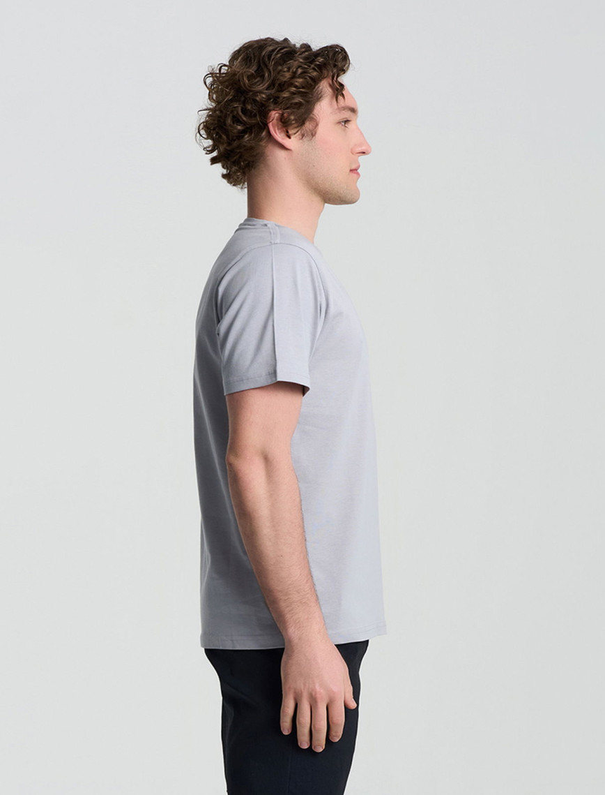 Columbia Csc M Button Stamp Scripted Erkek Gri T-Shirt Columbia Csc M Button Stamp Scripted Erkek Gri T-Shirt