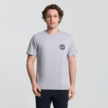 Columbia Csc M Button Stamp Scripted Erkek Gri T-Shirt Columbia Csc M Button Stamp Scripted Erkek Gri T-Shirt
