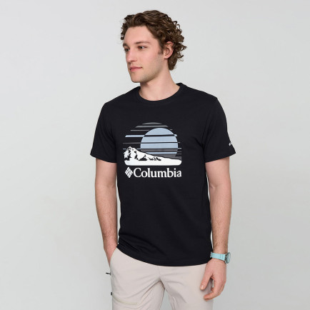 Columbia Csc M Peaceful Perspective Erkek Siyah T-Shirt Columbia Csc M Peaceful Perspective Erkek Siyah T-Shirt