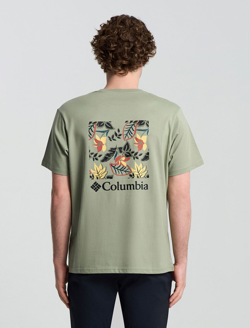 Columbia Csc Comfort Pasteled Framed Erkek Yeşil T-Shirt Columbia Csc Comfort Pasteled Framed Erkek Yeşil T-Shirt