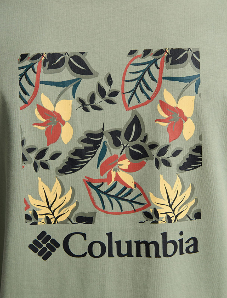 Columbia Csc Comfort Pasteled Framed Erkek Yeşil T-Shirt Columbia Csc Comfort Pasteled Framed Erkek Yeşil T-Shirt