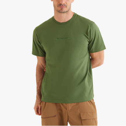 Columbia Csc Bar Split Graphic Erkek Yeşil T-Shirt Columbia Csc Bar Split Graphic Erkek Yeşil T-Shirt