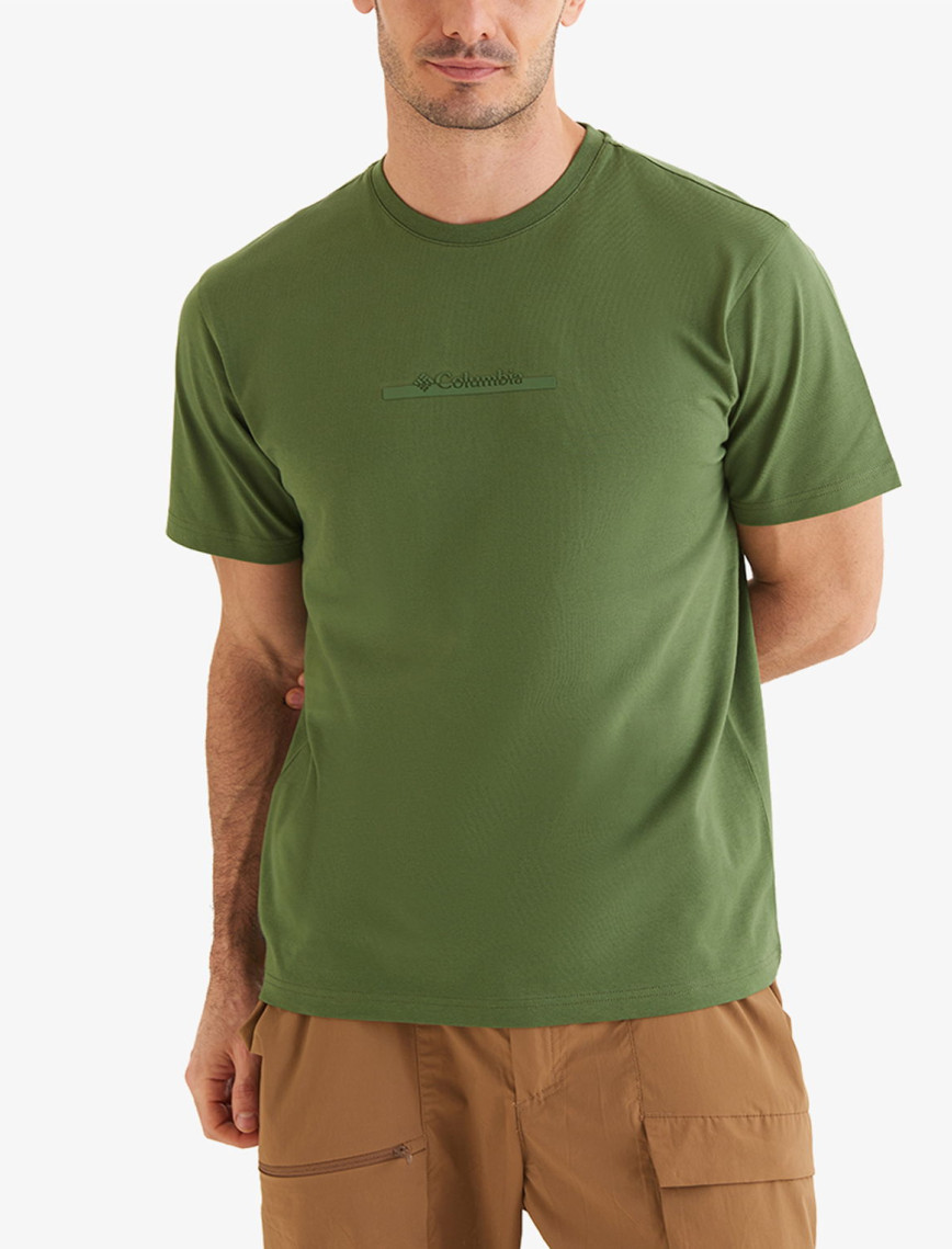 Columbia Bar Split Graphic Erkek Sarı T-Shirt Columbia Bar Split Graphic Erkek Sarı T-Shirt