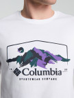 Columbia Csc M Brush With Nature Erkek Beyaz T-Shirt