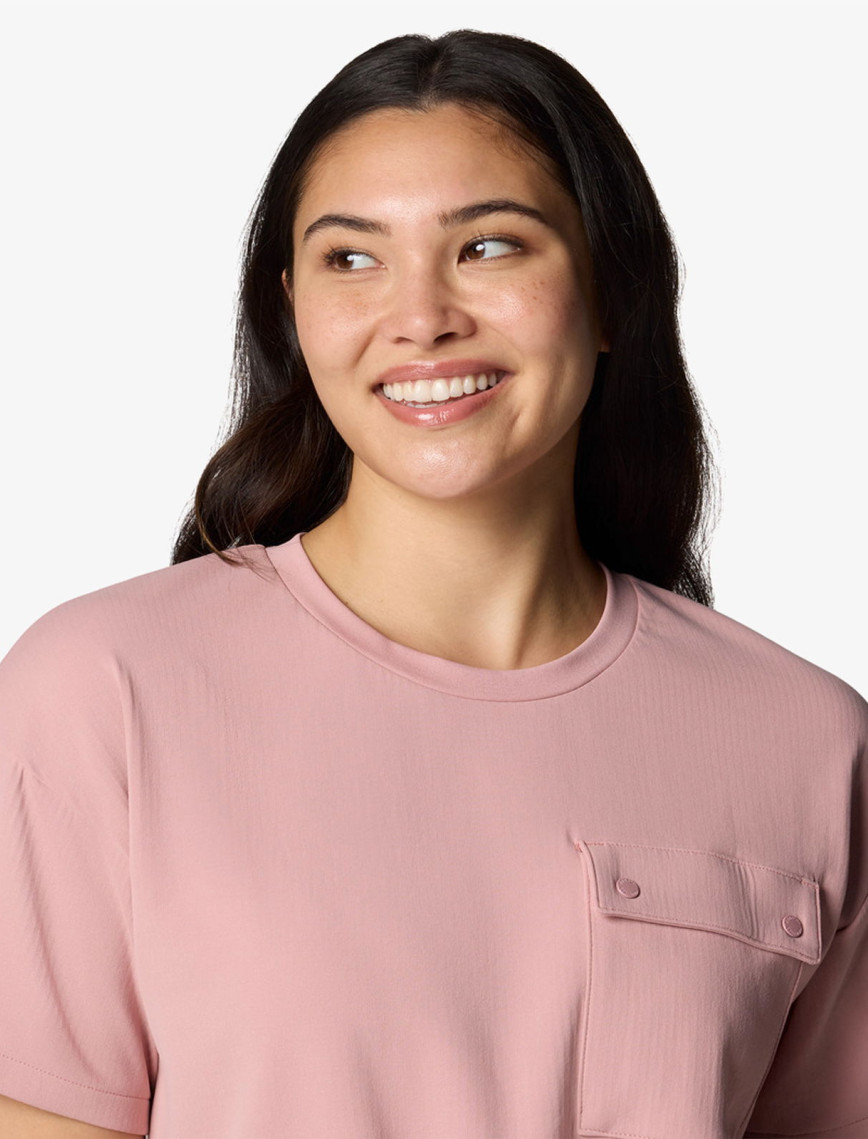 Columbia Granite Point Knit Kadın Pembe T-Shirt Columbia Granite Point Knit Kadın Pembe T-Shirt