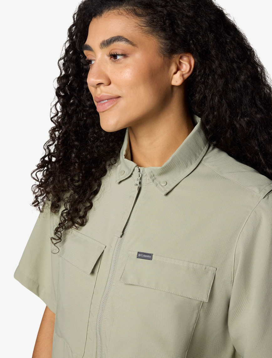 Columbia Elevated View Utility Kadın Yeşil Gömlek Columbia Elevated View Utility Kadın Yeşil Gömlek