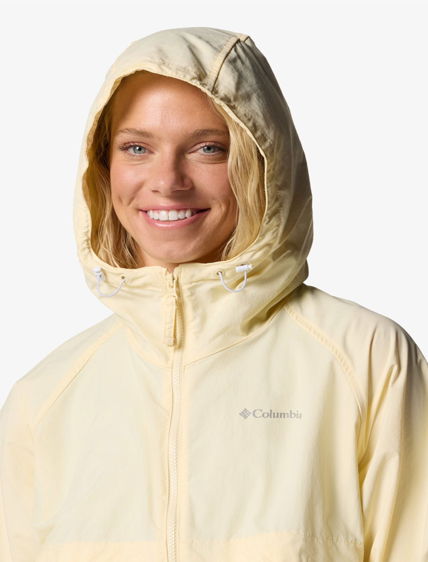 Columbia Spire Valley Kadın Sarı Rüzgarlık