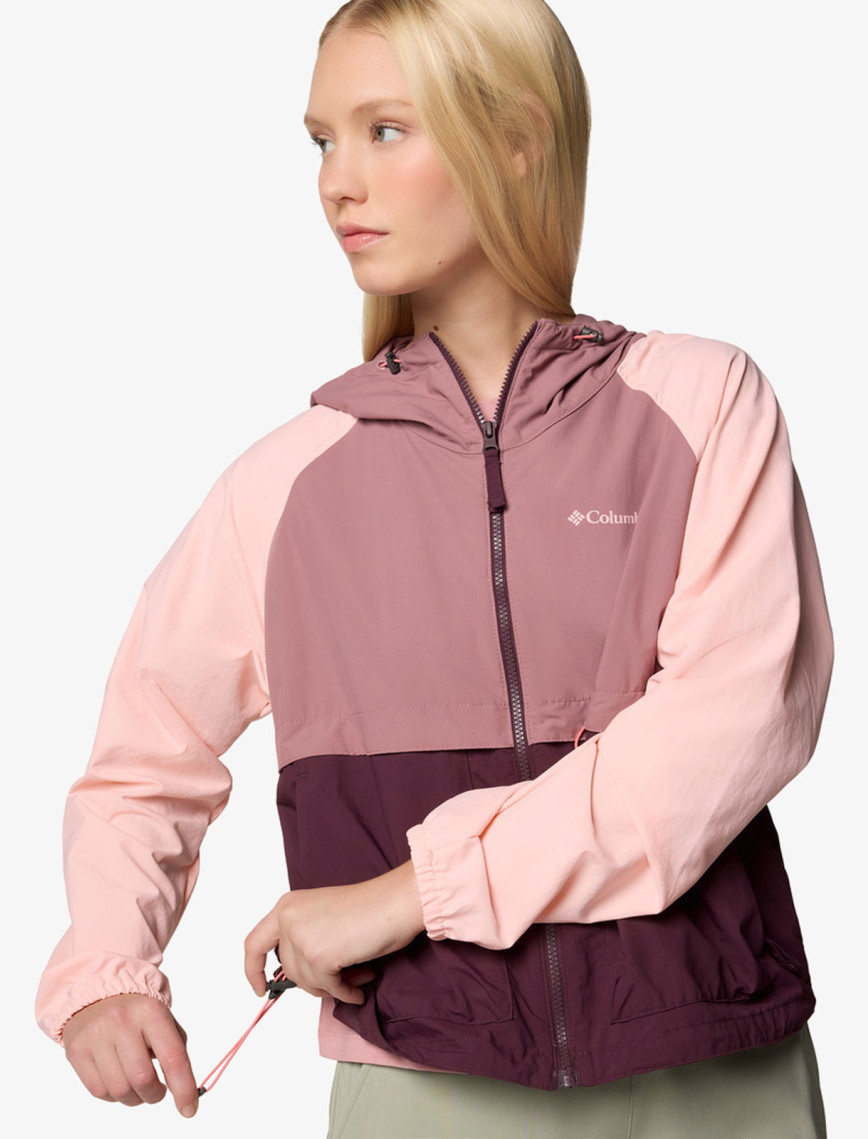 Columbia Spire Valley Kadın Bordo Rüzgarlık Columbia Spire Valley Kadın Bordo Rüzgarlık