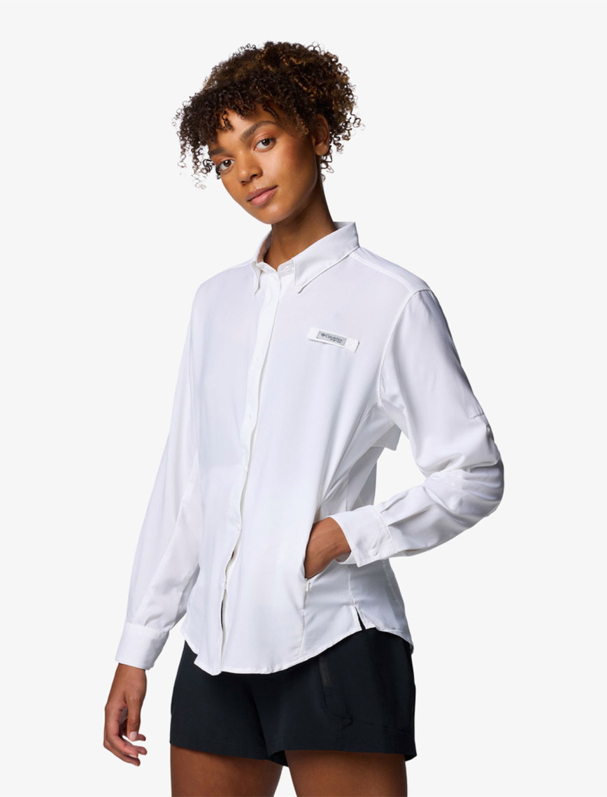 Columbia Womens Tamiami Kadın Beyaz Gömlek Columbia Womens Tamiami Kadın Beyaz Gömlek