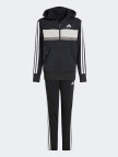 adidas Fleece 3-Stripes Essentials Çocuk Siyah Eşofman Takımı adidas Fleece 3-Stripes Essentials Çocuk Siyah Eşofman Takımı