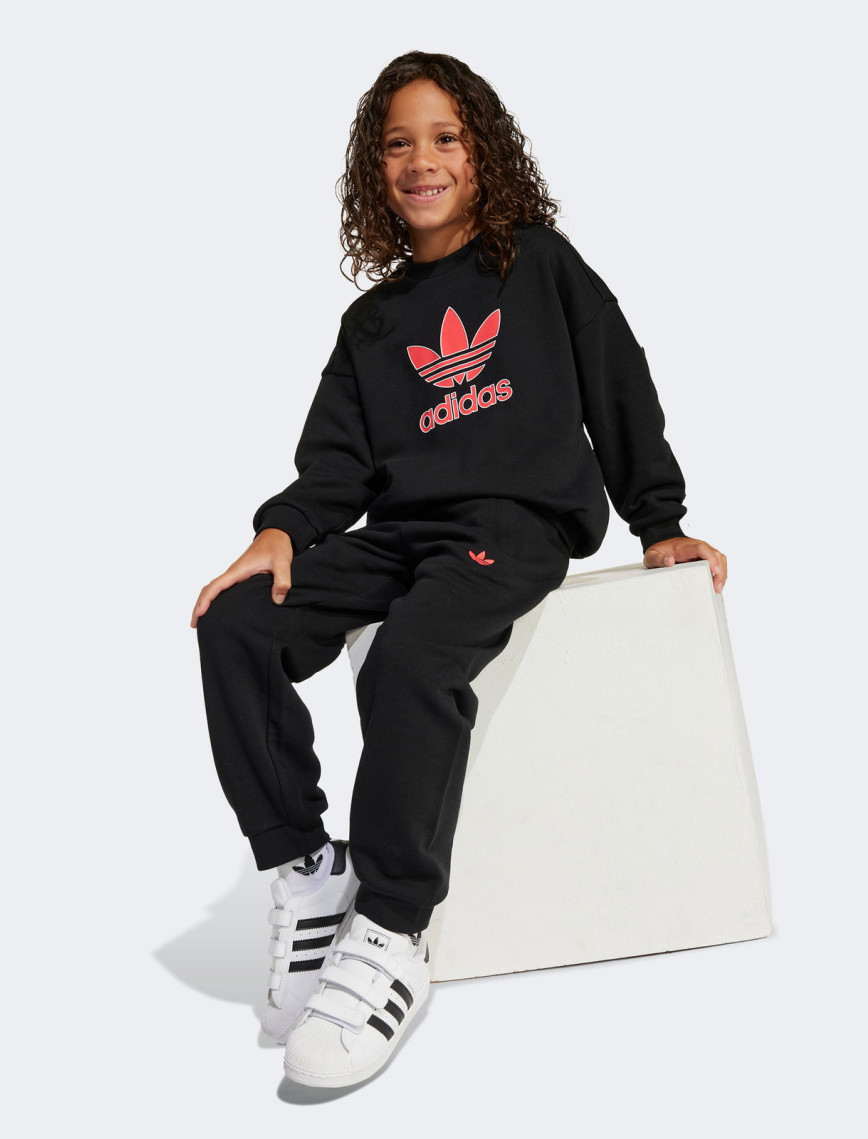 adidas Crew Set Çocuk Siyah Eşofman Takımı adidas Crew Set Çocuk Siyah Eşofman Takımı