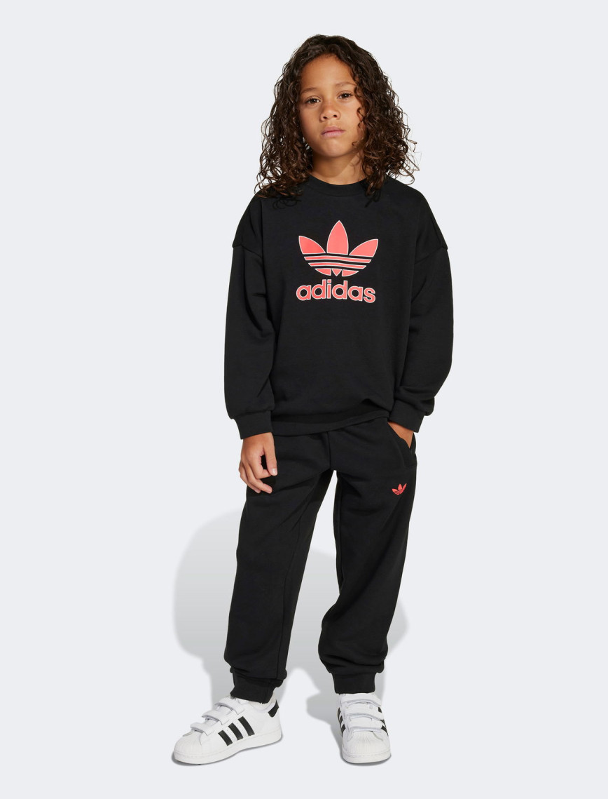 adidas Crew Set Çocuk Siyah Eşofman Takımı adidas Crew Set Çocuk Siyah Eşofman Takımı