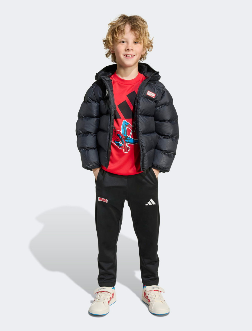 adidas Little Kids Marvel Spider-Man Çocuk Siyah Ceket adidas Little Kids Marvel Spider-Man Çocuk Siyah Ceket